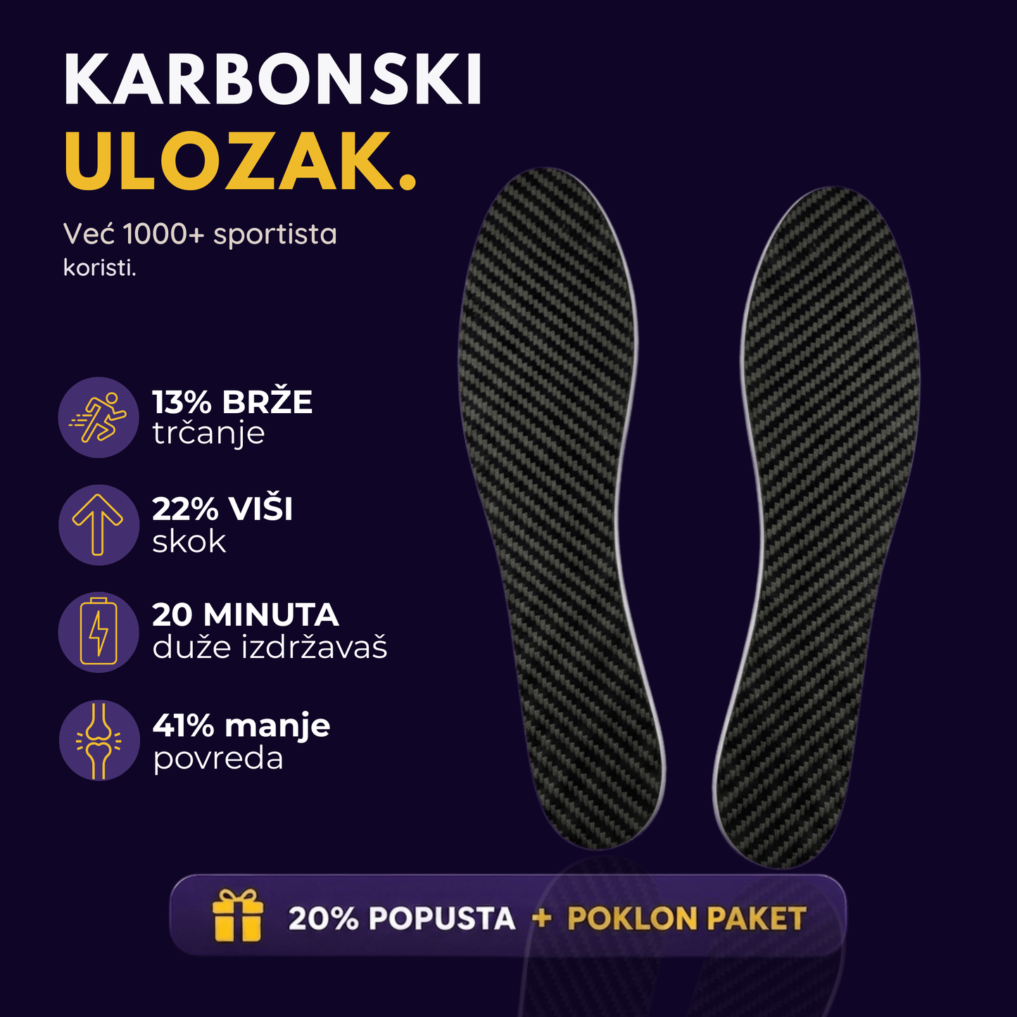 KARBONSKI uložak za performanse™ - HYPERON